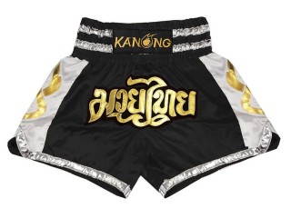 Spodenki Muay Thai Kanong : KNS-141-Czarny